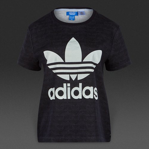 Adidas Originals Track Denim Tee Rinse Denim for Women